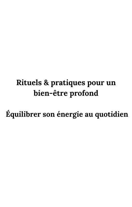 E-book - Equilibrer son énergie au quotidien